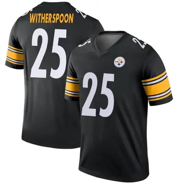 Men's Nike Pittsburgh Steelers Ahkello Witherspoon Black Jersey - Legend