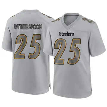 Men's Pittsburgh Steelers Ahkello Witherspoon Gray Atmosphere Fashion Jersey - Game