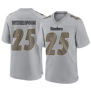 Men's Nike Pittsburgh Steelers Ahkello Witherspoon Gray Atmosphere Fashion Jersey - Game