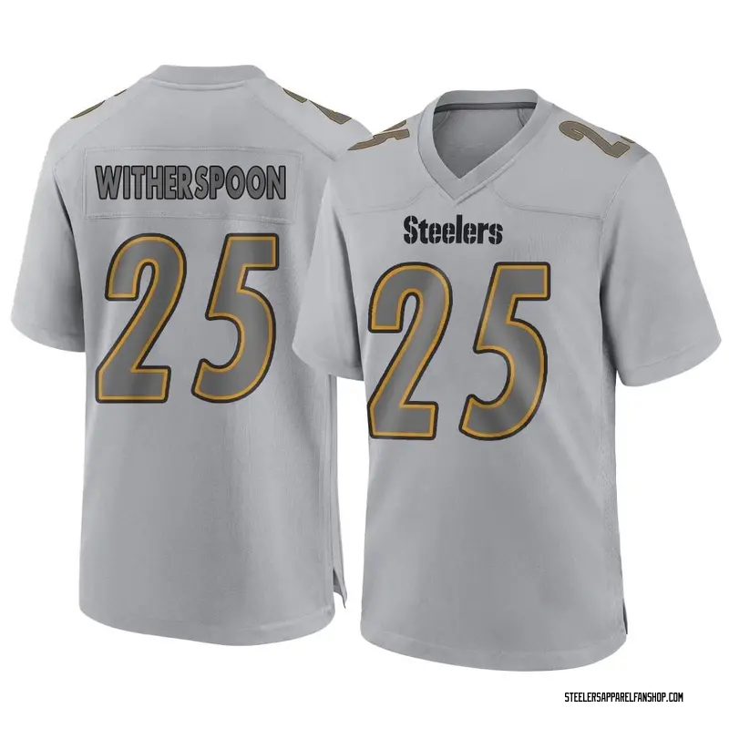 Men's Nike Pittsburgh Steelers Ahkello Witherspoon Gray Atmosphere Fashion Jersey - Game