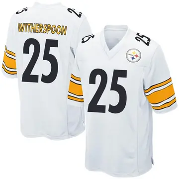 Men's Nike Pittsburgh Steelers Ahkello Witherspoon White Jersey - Game
