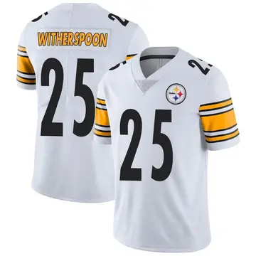 Men's Nike Pittsburgh Steelers Ahkello Witherspoon White Vapor Untouchable Jersey - Limited