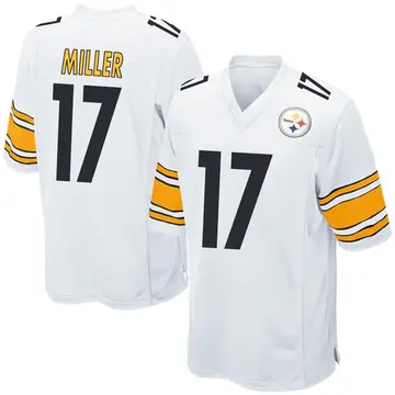 Men's Nike Pittsburgh Steelers Anthony Miller White Jersey - Game
