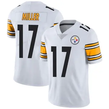 Men's Nike Pittsburgh Steelers Anthony Miller White Vapor Untouchable Jersey - Limited