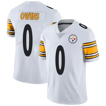 Men's Nike Pittsburgh Steelers Chris Owens White Vapor Untouchable Jersey - Limited