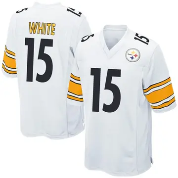 Men's Nike Pittsburgh Steelers Cody White White Jersey - Game