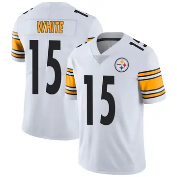 Men's Nike Pittsburgh Steelers Cody White White Vapor Untouchable Jersey - Limited