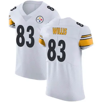 Men's Nike Pittsburgh Steelers Damion Willis White Vapor Untouchable Jersey - Elite