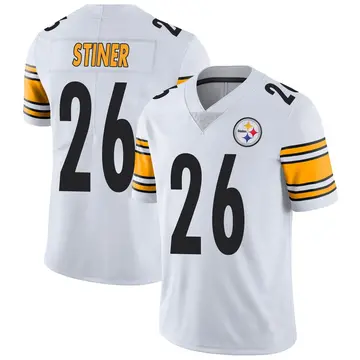 Men's Nike Pittsburgh Steelers Donovan Stiner White Vapor Untouchable Jersey - Limited