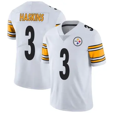 Men's Nike Pittsburgh Steelers Dwayne Haskins White Vapor Untouchable Jersey - Limited
