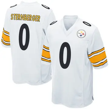 Men's Nike Pittsburgh Steelers Jace Sternberger White Jersey - Game