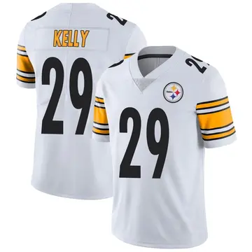 Men's Nike Pittsburgh Steelers Kam Kelly White Vapor Untouchable Jersey - Limited