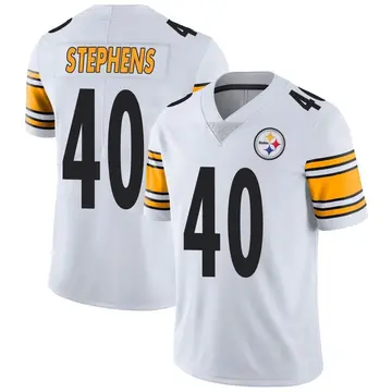 Men's Nike Pittsburgh Steelers Linden Stephens White Vapor Untouchable Jersey - Limited