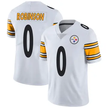 Men's Nike Pittsburgh Steelers Mark Robinson White Vapor Untouchable Jersey - Limited