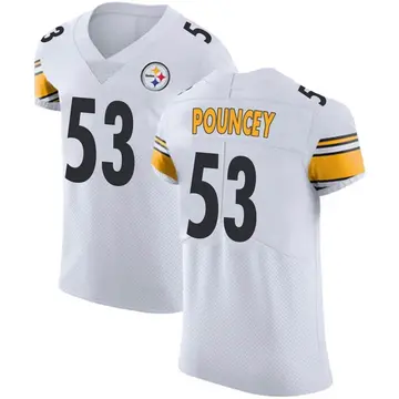 Men's Nike Pittsburgh Steelers Maurkice Pouncey White Vapor Untouchable Jersey - Elite
