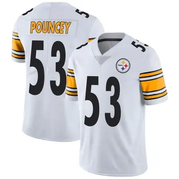 Men's Nike Pittsburgh Steelers Maurkice Pouncey White Vapor Untouchable Jersey - Limited
