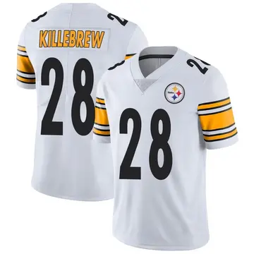 Men's Nike Pittsburgh Steelers Miles Killebrew White Vapor Untouchable Jersey - Limited