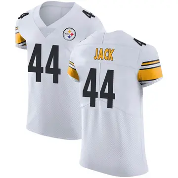 Men's Nike Pittsburgh Steelers Myles Jack White Vapor Untouchable Jersey - Elite