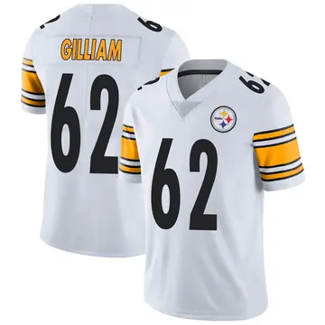 Men's Nike Pittsburgh Steelers Nate Gilliam White Vapor Untouchable Jersey - Limited