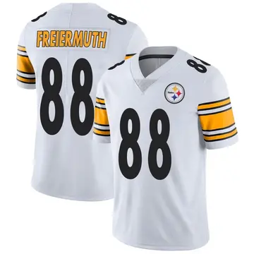 Men's Nike Pittsburgh Steelers Pat Freiermuth White Vapor Untouchable Jersey - Limited