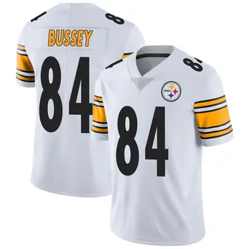 Men's Nike Pittsburgh Steelers Rico Bussey White Vapor Untouchable Jersey - Limited
