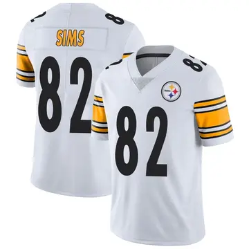 Men's Nike Pittsburgh Steelers Steven Sims White Vapor Untouchable Jersey - Limited