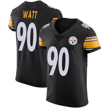 Men's Pittsburgh Steelers T.J. Watt Black Team Color Vapor Untouchable Jersey - Elite