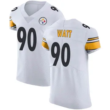 Men's Pittsburgh Steelers T.J. Watt White Vapor Untouchable Jersey - Elite