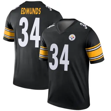 Men's Nike Pittsburgh Steelers Terrell Edmunds Black Jersey - Legend