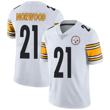 Men's Nike Pittsburgh Steelers Tre Norwood White Vapor Untouchable Jersey - Limited