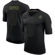 Men's Nike Pittsburgh Steelers Tuzar Skipper Black 2020 Salute To Service Jersey - Limited