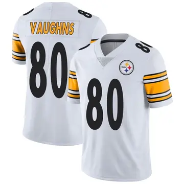Men's Nike Pittsburgh Steelers Tyler Vaughns White Vapor Untouchable Jersey - Limited