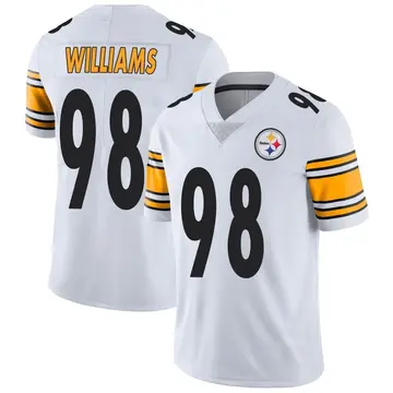 Men's Nike Pittsburgh Steelers Vince Williams White Vapor Untouchable Jersey - Limited