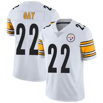 Men's Nike Pittsburgh Steelers William Gay White Vapor Untouchable Jersey - Limited