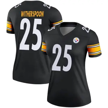 Women's Nike Pittsburgh Steelers Ahkello Witherspoon Black Jersey - Legend