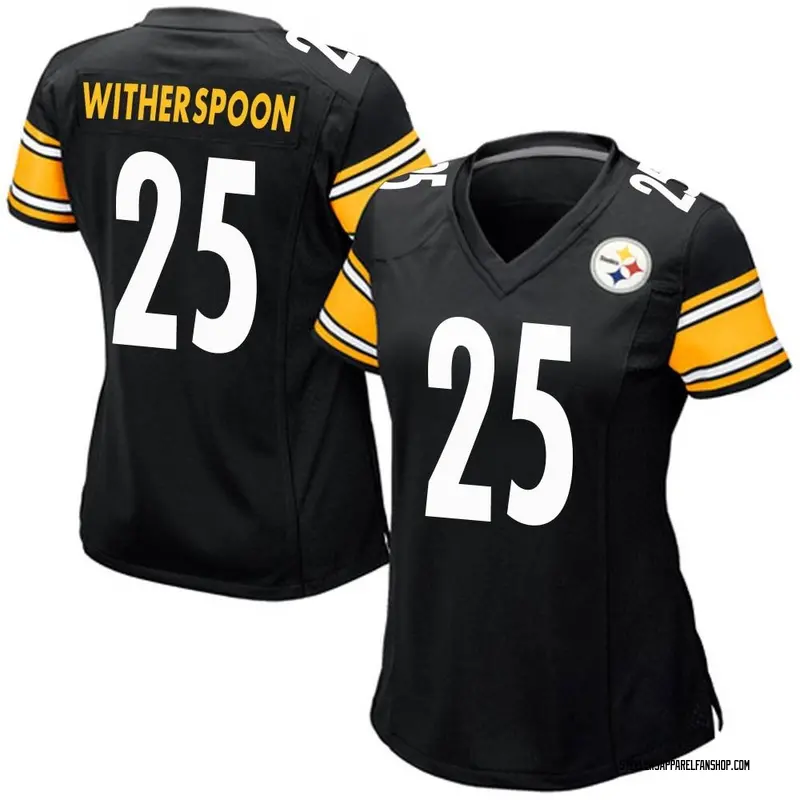 Women's Nike Pittsburgh Steelers Ahkello Witherspoon Black Team Color Jersey - Game
