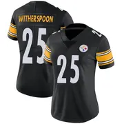 Women's Nike Pittsburgh Steelers Ahkello Witherspoon Black Team Color Vapor Untouchable Jersey - Limited