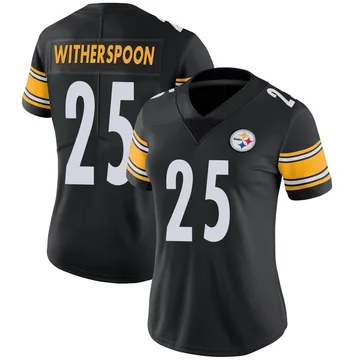 Women's Nike Pittsburgh Steelers Ahkello Witherspoon Black Team Color Vapor Untouchable Jersey - Limited