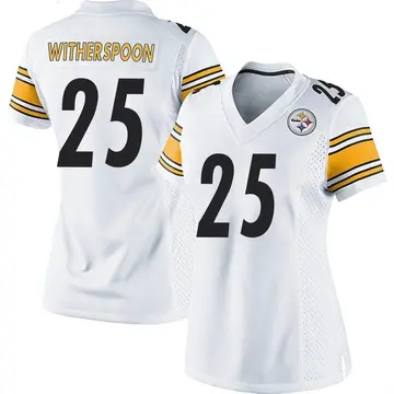 Women's Nike Pittsburgh Steelers Ahkello Witherspoon White Jersey - Game