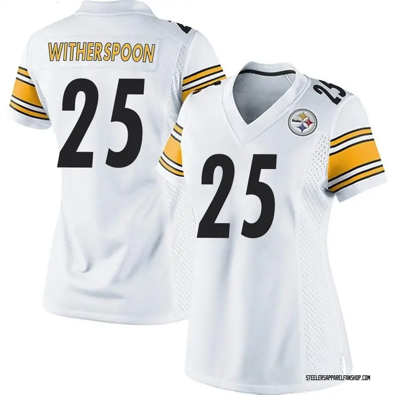 Women's Nike Pittsburgh Steelers Ahkello Witherspoon White Jersey - Game