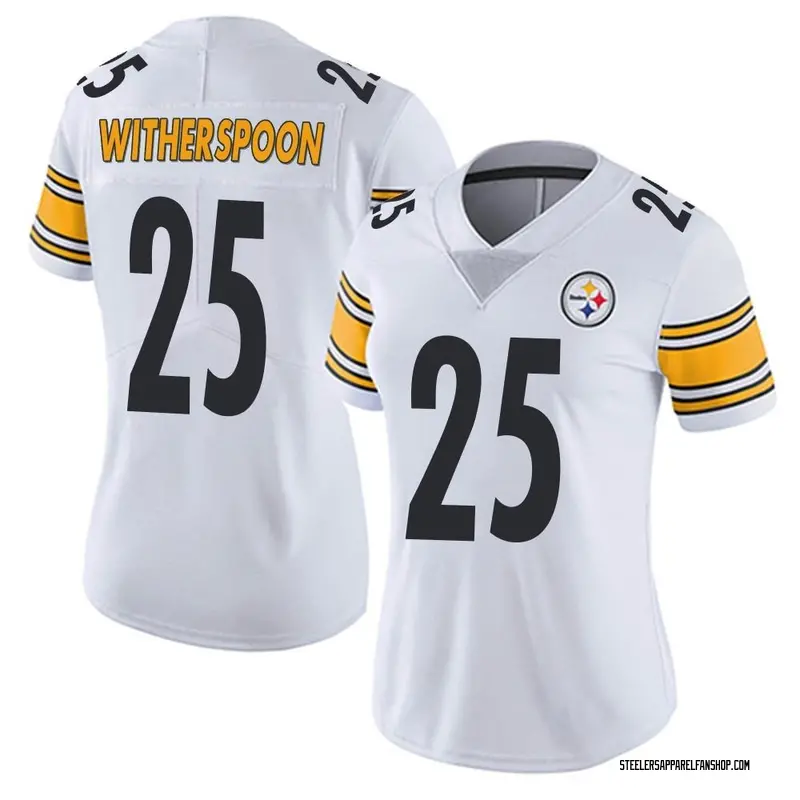 Women's Nike Pittsburgh Steelers Ahkello Witherspoon White Vapor Untouchable Jersey - Limited