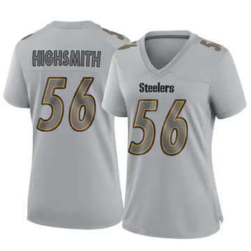 Women's Nike Pittsburgh Steelers Alex Highsmith Gray Atmosphere Fashion Jersey - Game