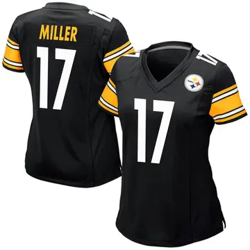 Women's Nike Pittsburgh Steelers Anthony Miller Black Team Color Jersey - Game