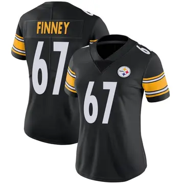 Women's Nike Pittsburgh Steelers B.J. Finney Black Team Color Vapor Untouchable Jersey - Limited