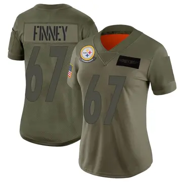 Women's Nike Pittsburgh Steelers B.J. Finney Camo 2019 Salute to Service Jersey - Limited