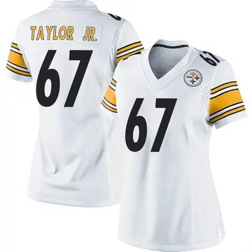 Women's Nike Pittsburgh Steelers Calvin Taylor Jr. White Jersey - Game