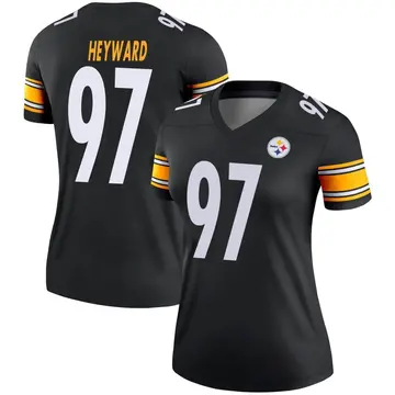 Women's Nike Pittsburgh Steelers Cameron Heyward Black Jersey - Legend
