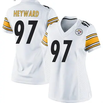 Women's Nike Pittsburgh Steelers Cameron Heyward White Jersey - Game