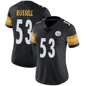 Women's Nike Pittsburgh Steelers Chapelle Russell Black Team Color Vapor Untouchable Jersey - Limited