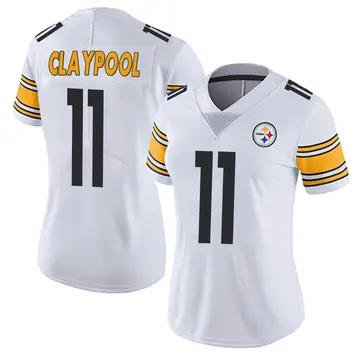 Women's Nike Pittsburgh Steelers Chase Claypool White Vapor Untouchable Jersey - Limited